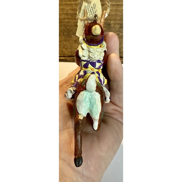 Jim Shore Christmas Santa Did Ride  Reindeer Ornament Heartwood Creek 2006 - Picture 8 of 11